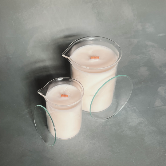 Pomme × Cardamome × Cèdre du Liban / Bougies "Béchers"