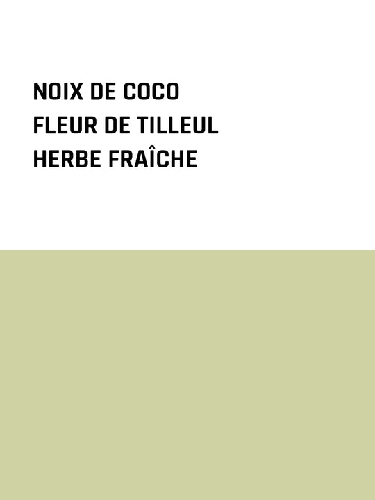 Noix de Coco × Fleur de Tilleul × Herbe fraîche