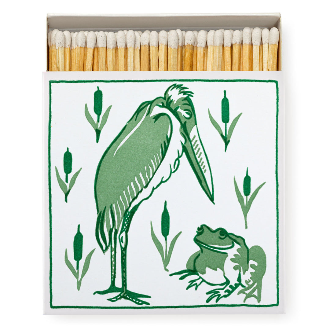 Stork and frog